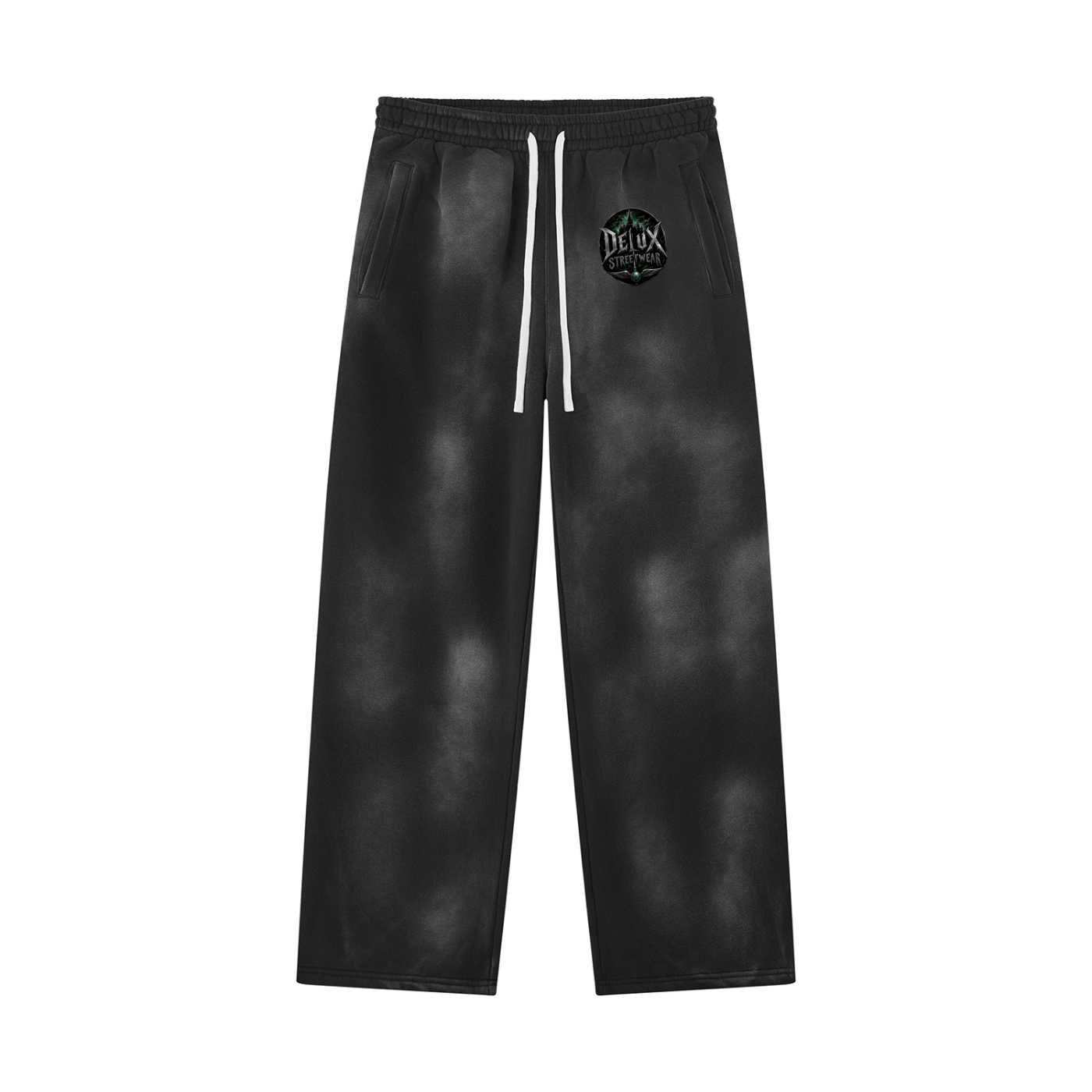 DeLuX Sunfade Wide Leg Fleece Sweatpants