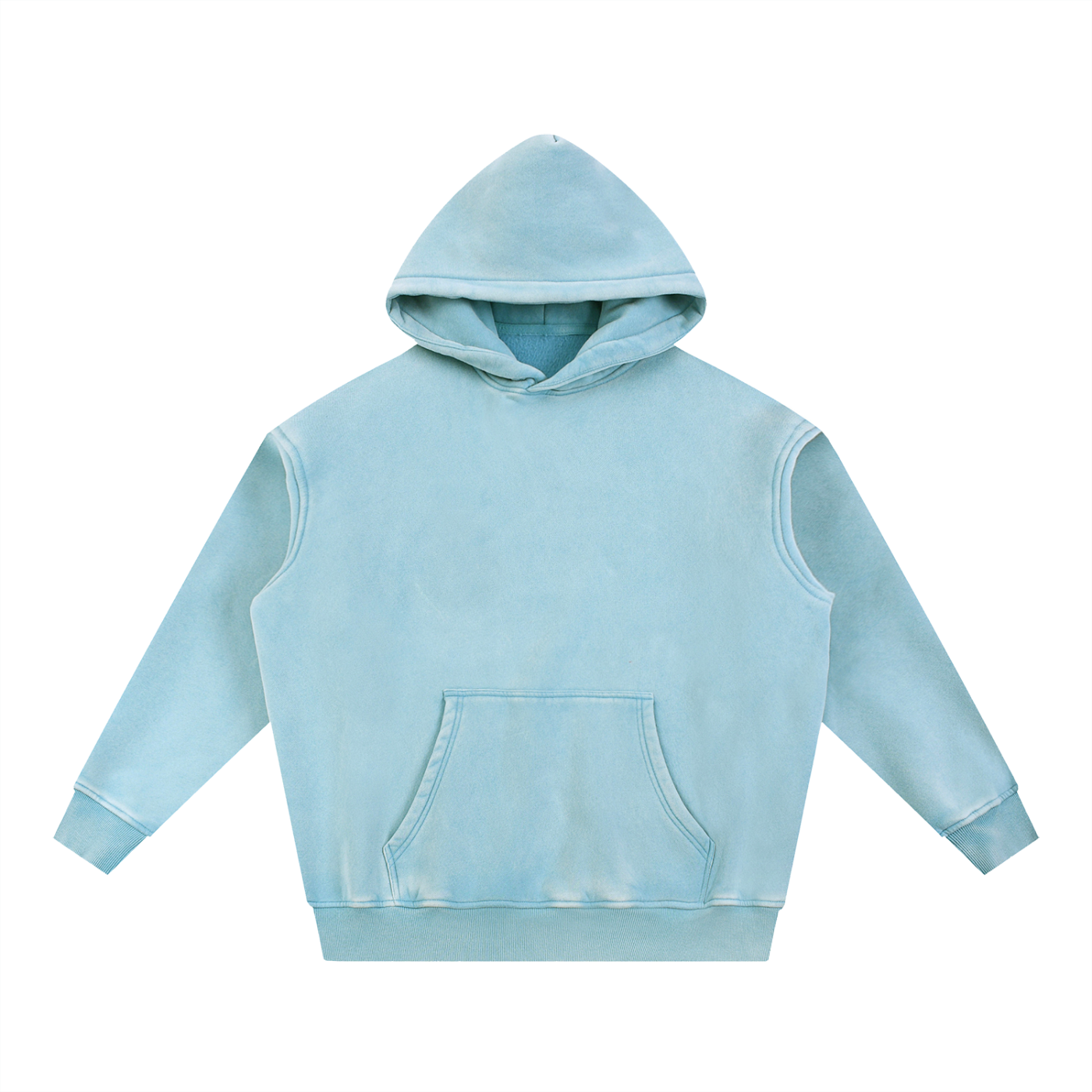 DeLuX Snow Wash Fleece Oversize Hoodie