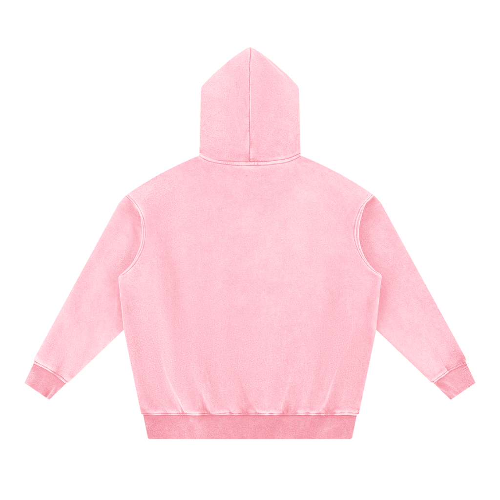 DeLuX Snow Wash Fleece Oversize Hoodie