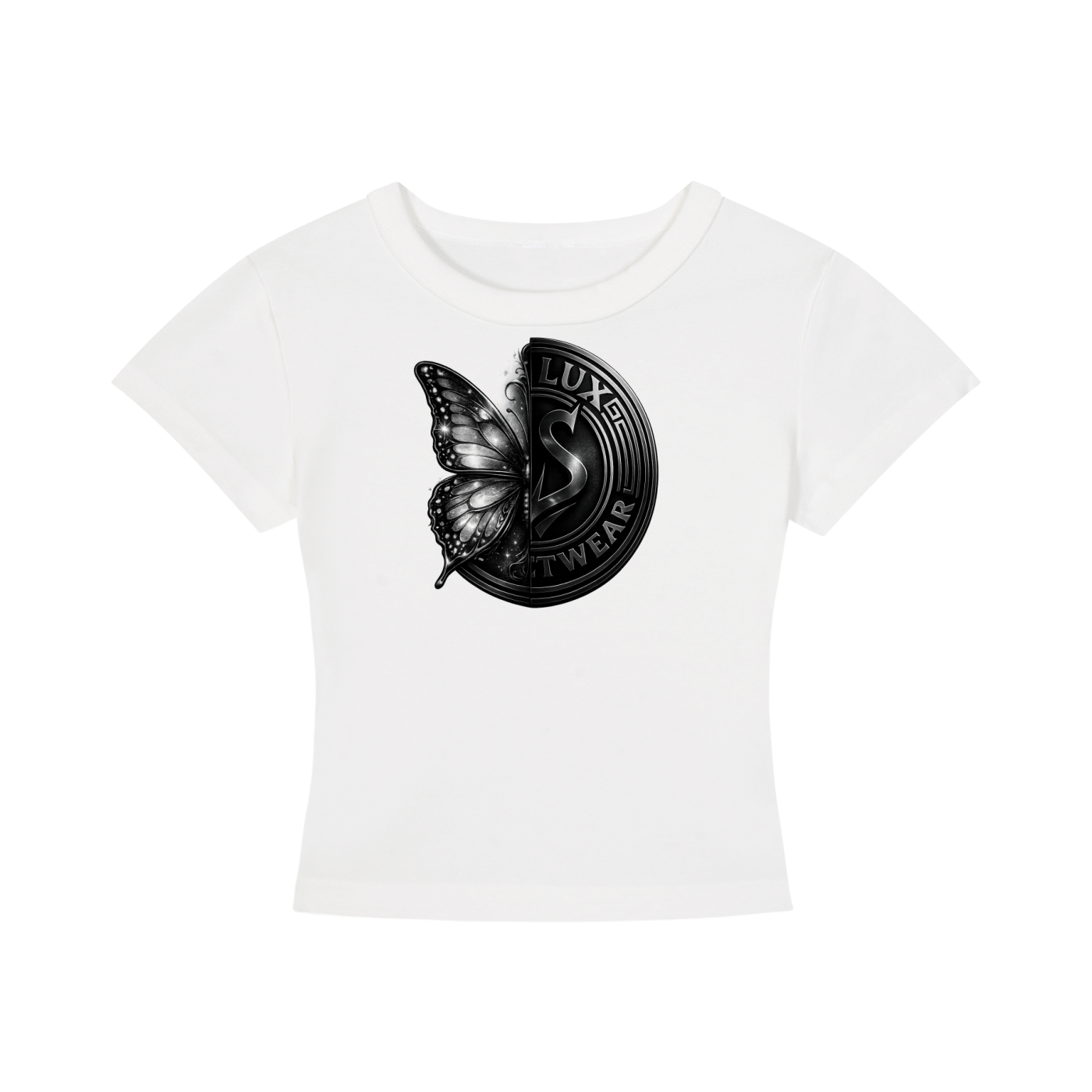 DeLuX Butterfly Women's Cropped T-Shirt