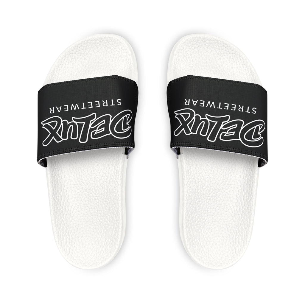 Youth Slide Sandals — 'Delux Streetwear' Adjustable Removable-Strap Pool & Casual Slides