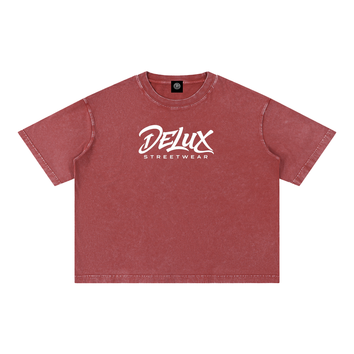 DeLuX Mineral Wash Boxy Cotton T-Shirt