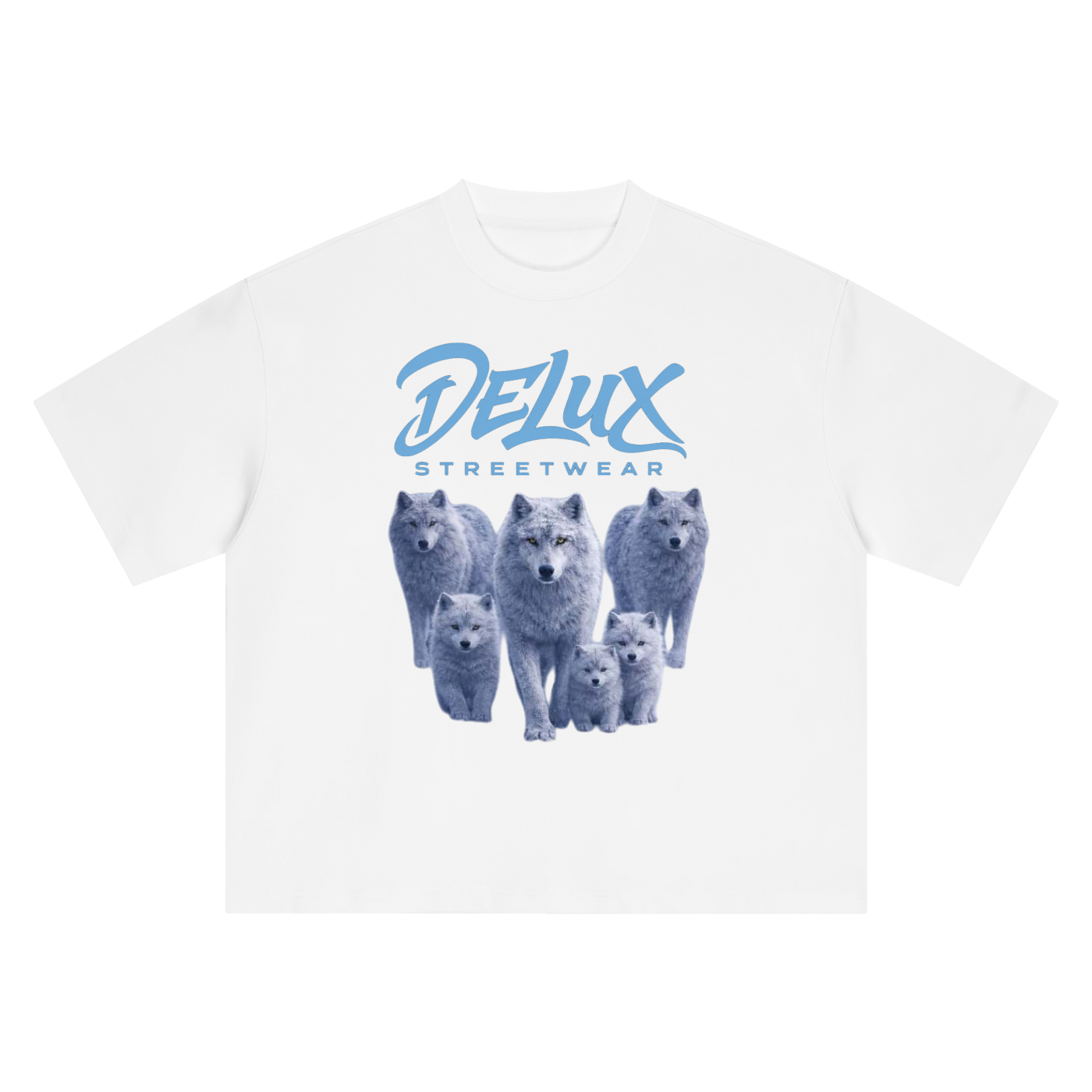 DeLuX Wolf Boxy Oversized T-Shirt