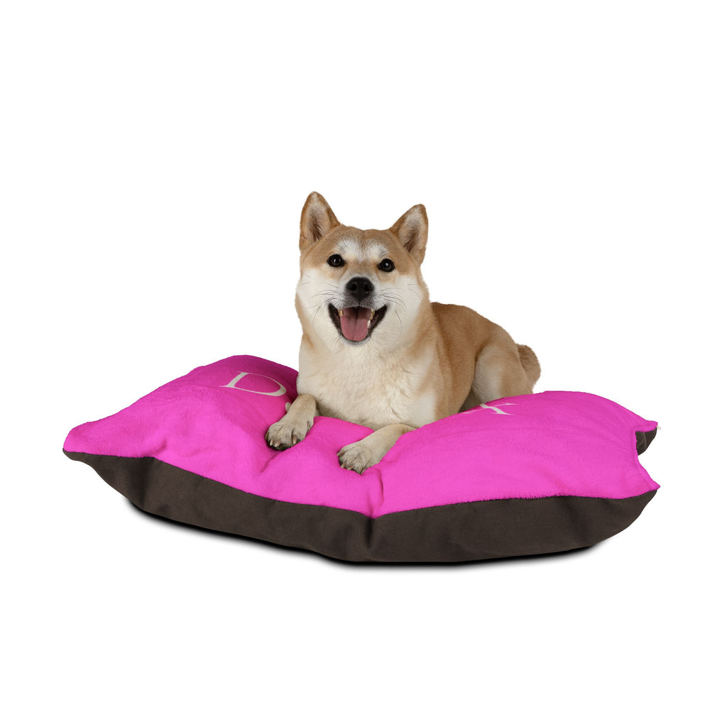 Deluxe Butterfly Pet Bed — Plush Pink Personalized De’Lux