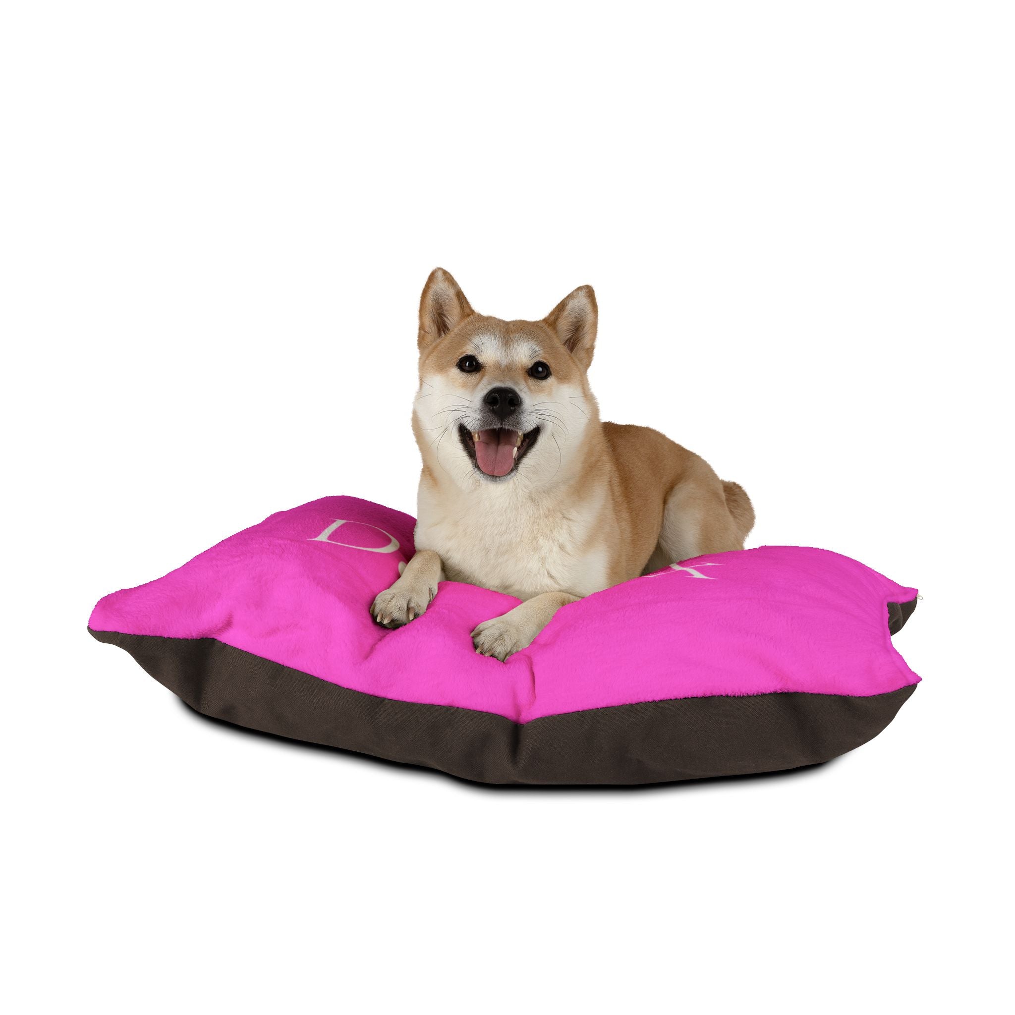 Deluxe Butterfly Pet Bed — Plush Pink Personalized De’Lux