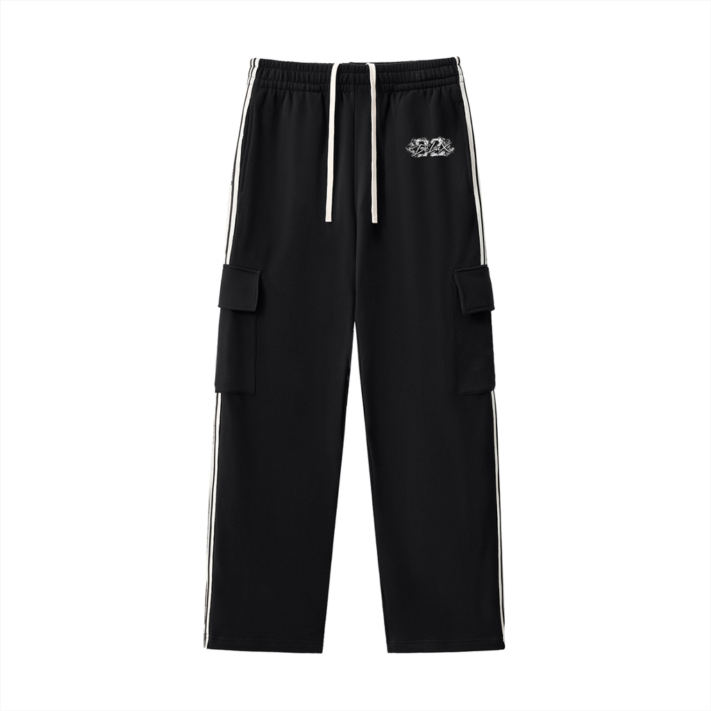 DeLuX Side Stripe Straight-Leg Pants