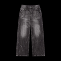 DeLuX Premium Vintage Wash Wide Leg Jeans