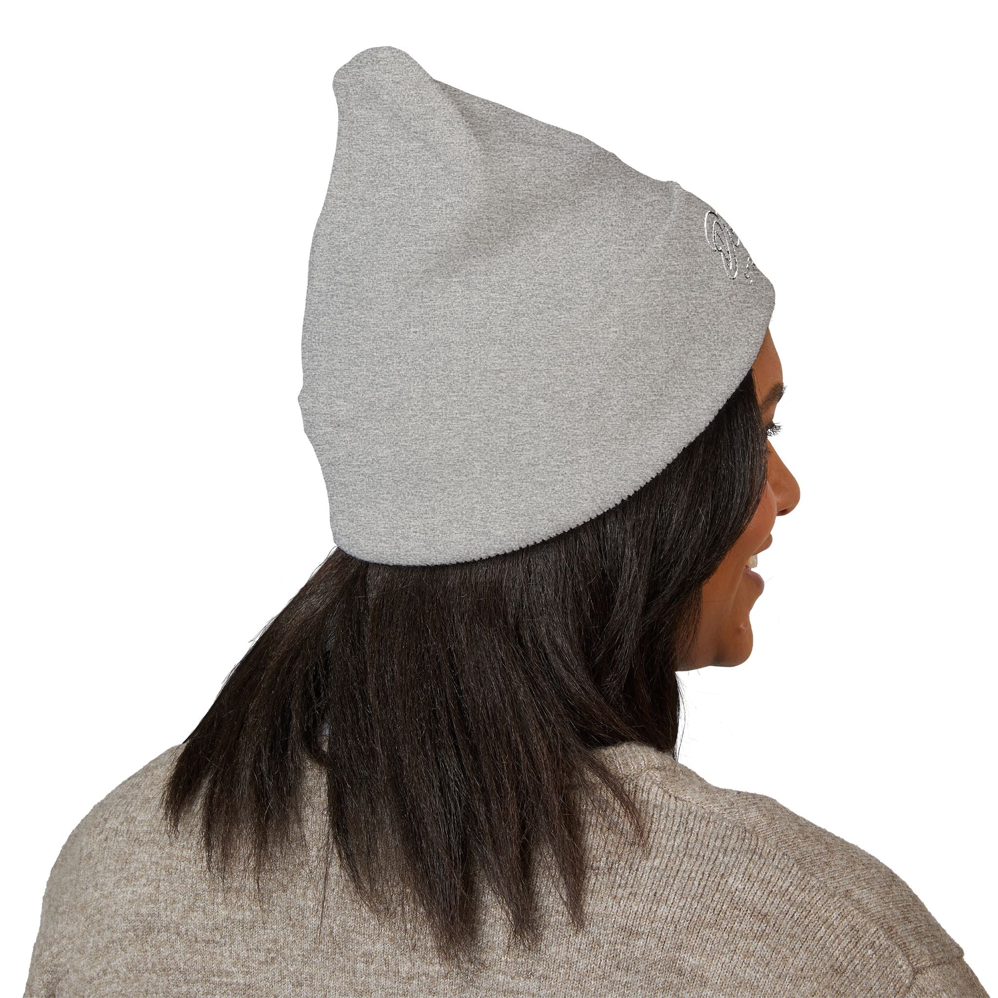 Delux Streetwear Embroidered Cuffed Beanie — Bold Knit Hat