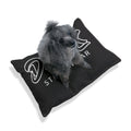 Delux Streetwear Black Pet Bed – Plush Dog & Cat Cushion