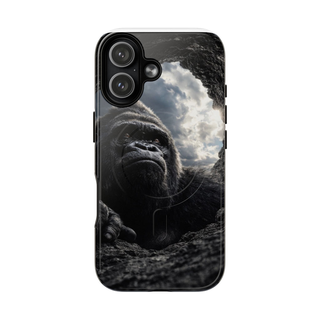 DeLUX Gorilla Portrait Tough Magnetic Phone Case — Rugged Magnetic iPhone Cover