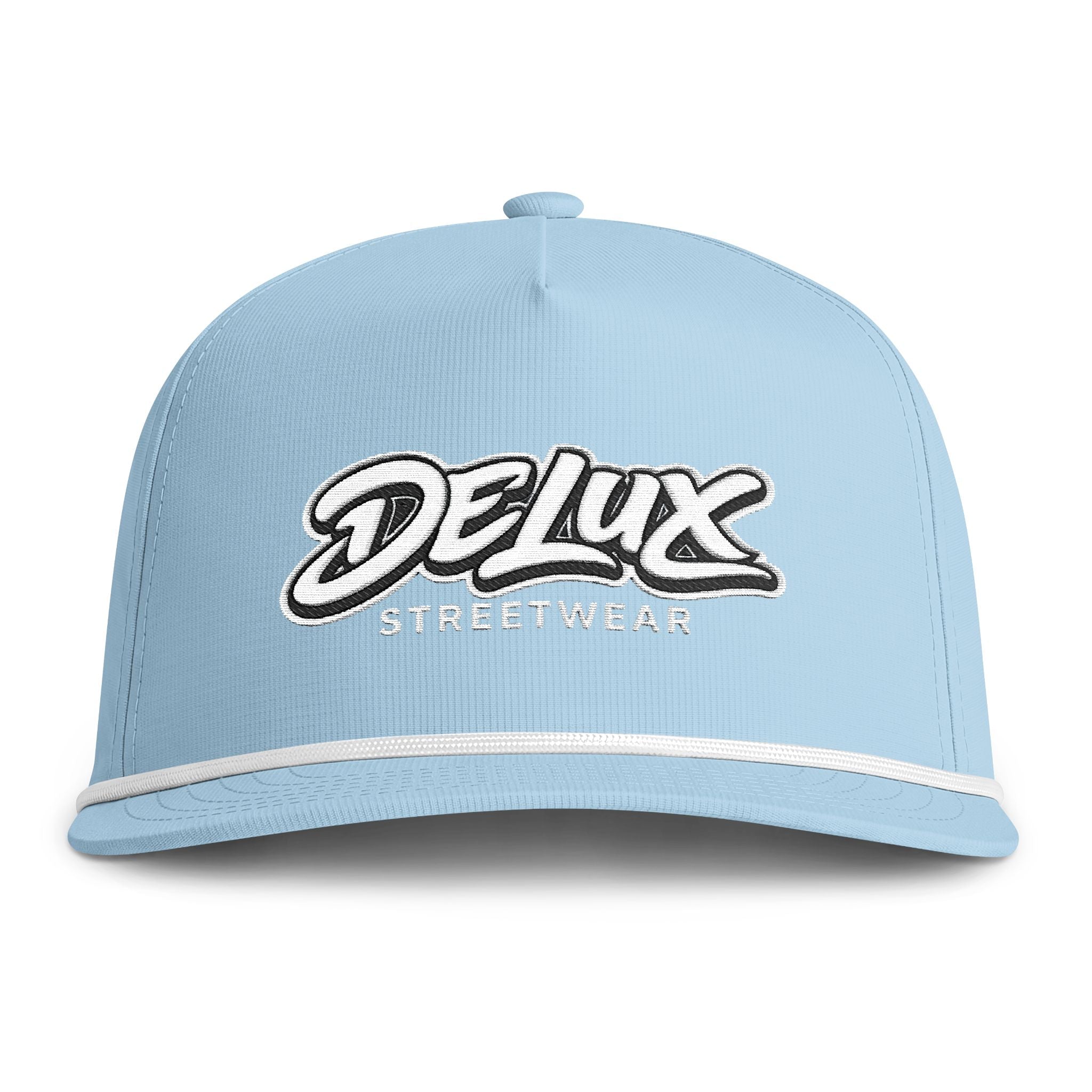Delux Streetwear Rope Cap — Sunwashed Retro Snapback Hat