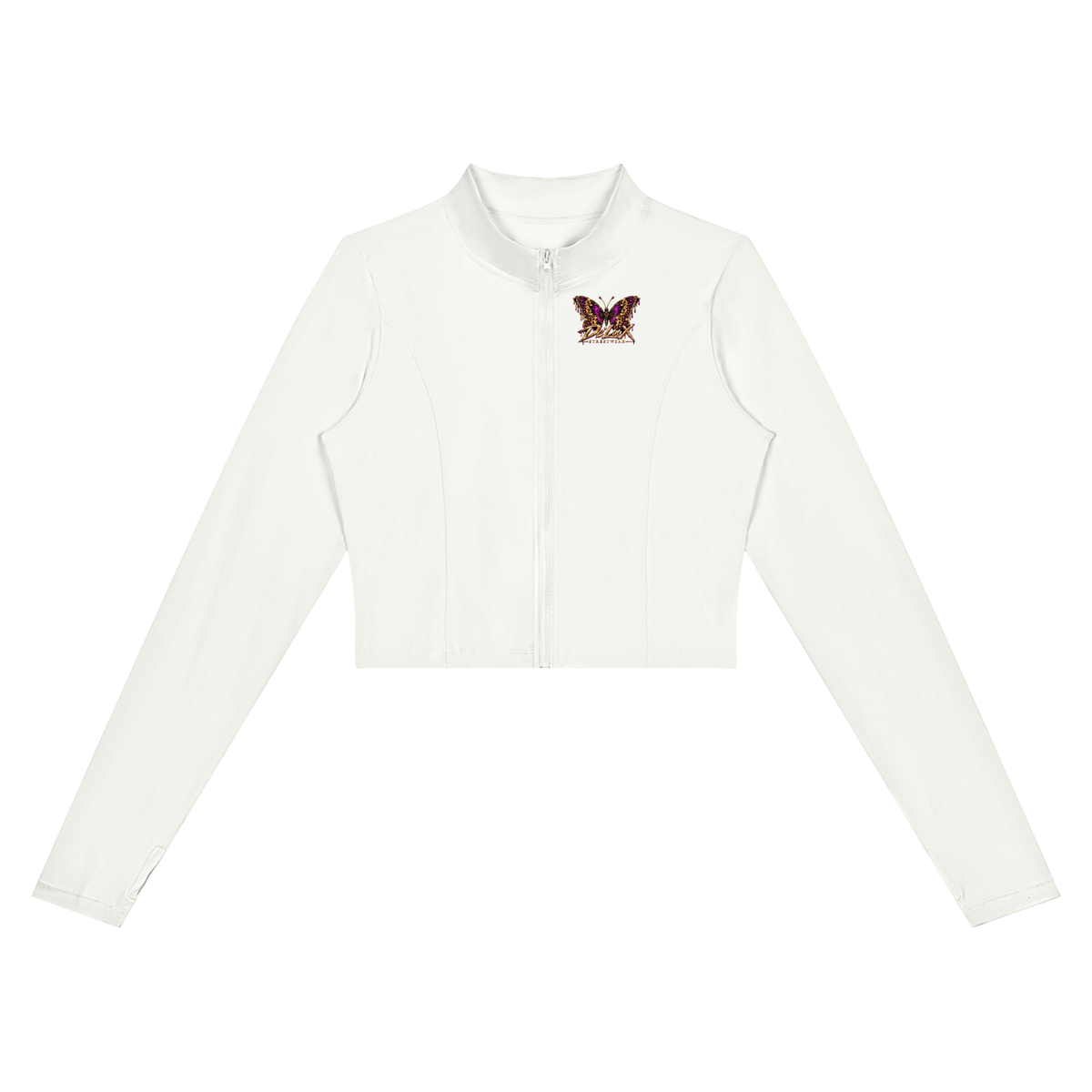 DeLuX Women’s Crop Yoga Sports Jacket