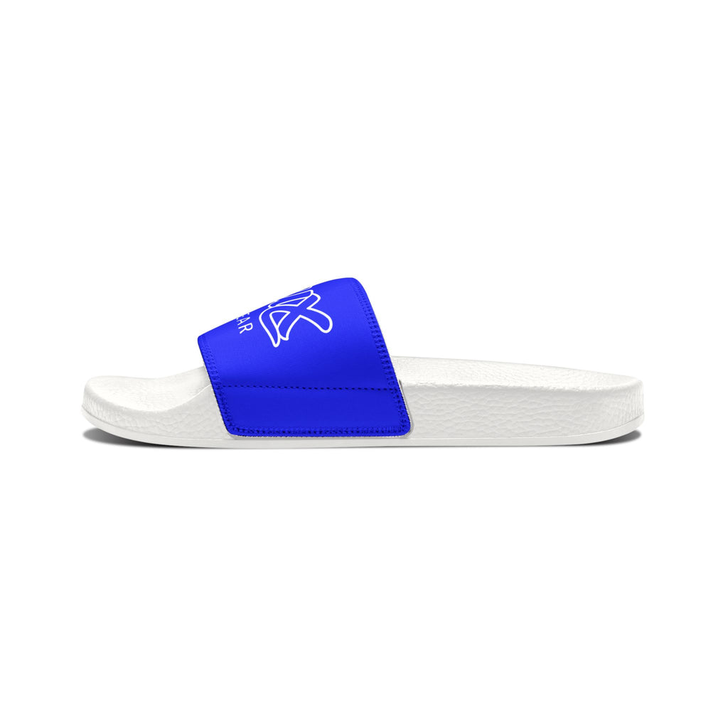 Men's Removable-Strap Slide Sandals — Blue DELUX Streetwear Comfort Slides