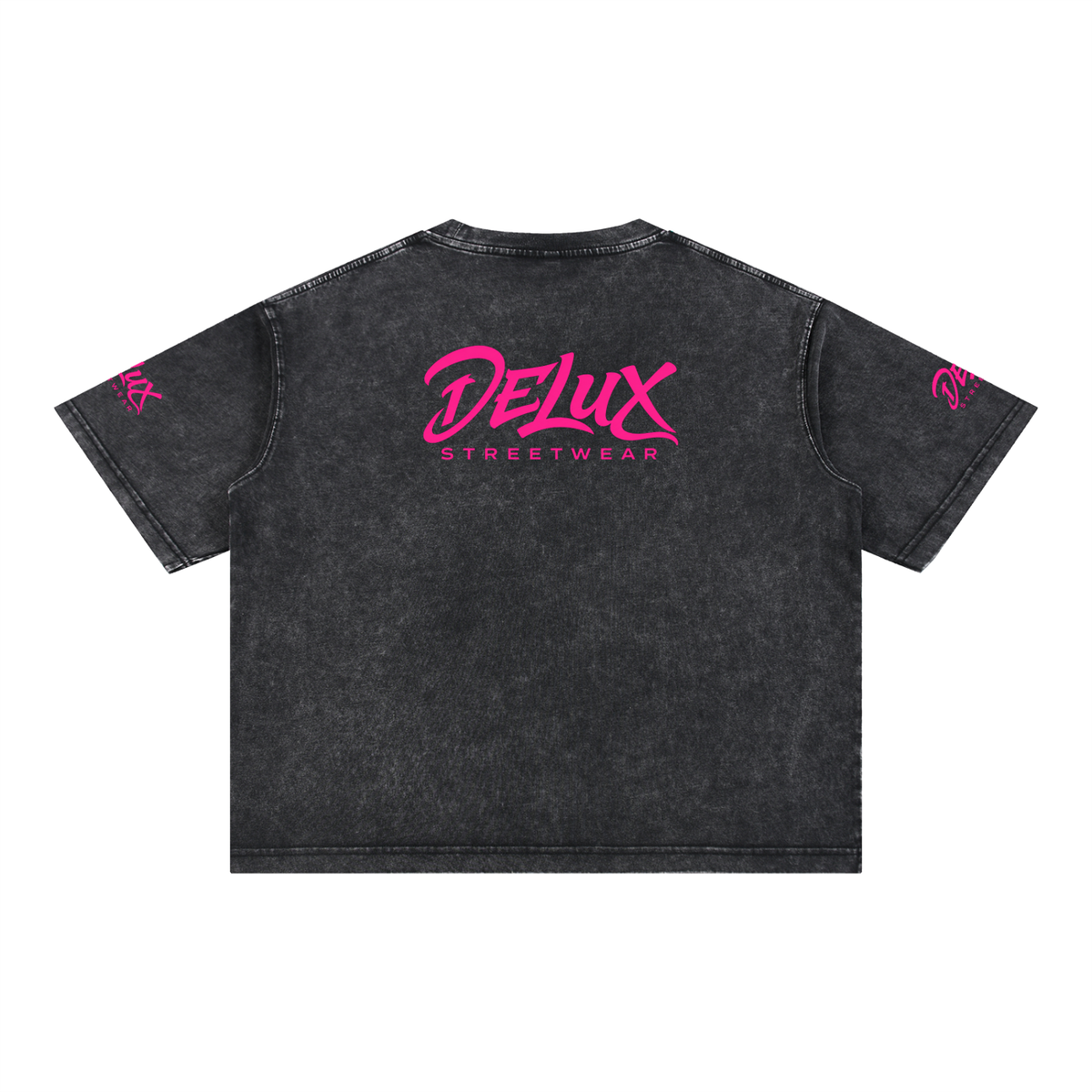 DeLuX Mineral Wash Boxy Cotton T-Shirt