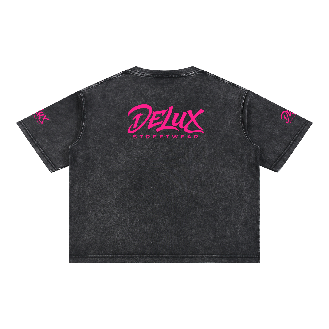 DeLuX Mineral Wash Boxy Cotton T-Shirt