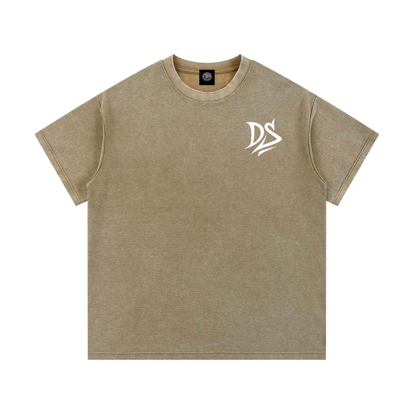 Mineral Wash Waffle Knit T-Shirt