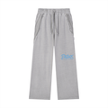 DeLuX Snow Washed Tape Raw Edge Sweatpants