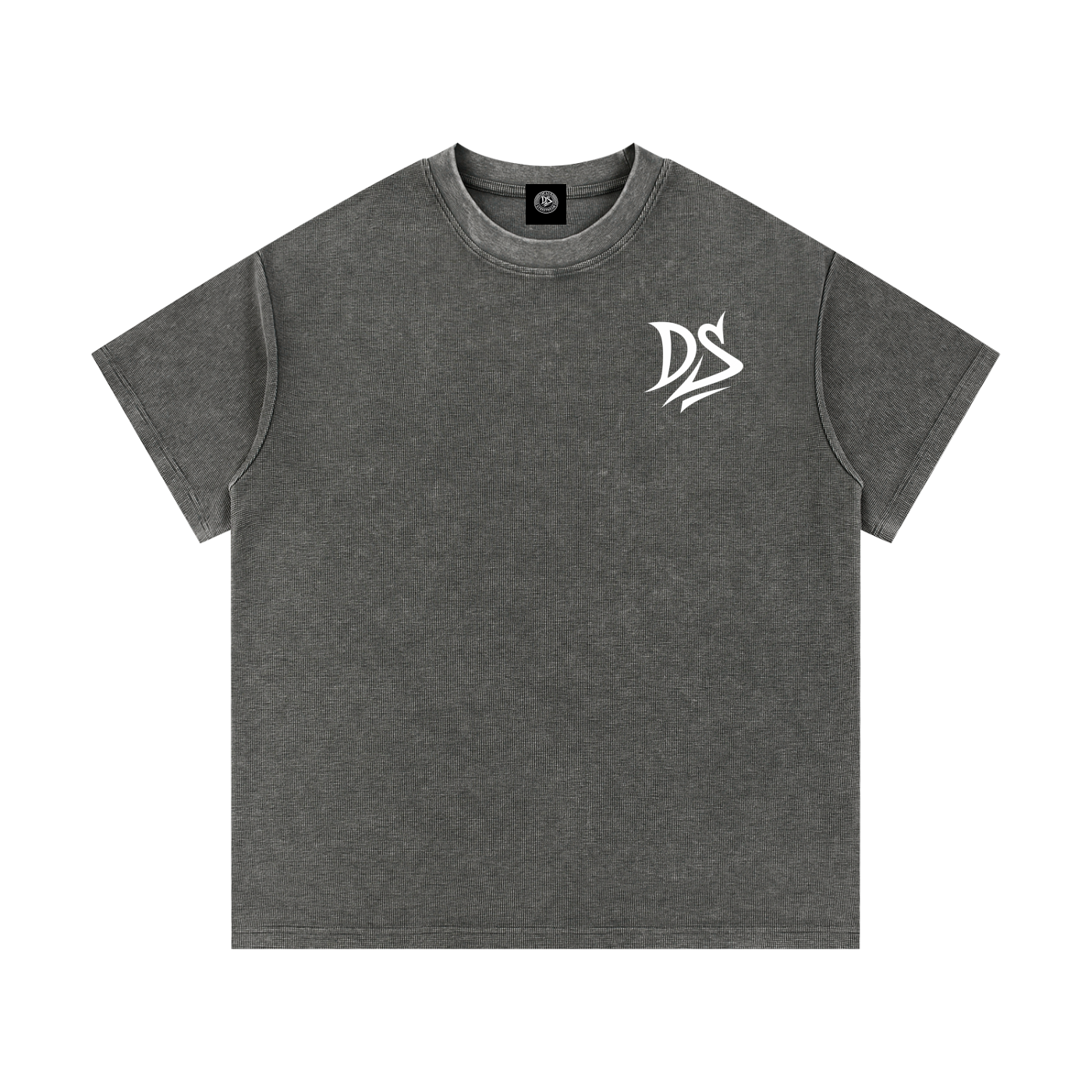 Mineral Wash Waffle Knit T-Shirt