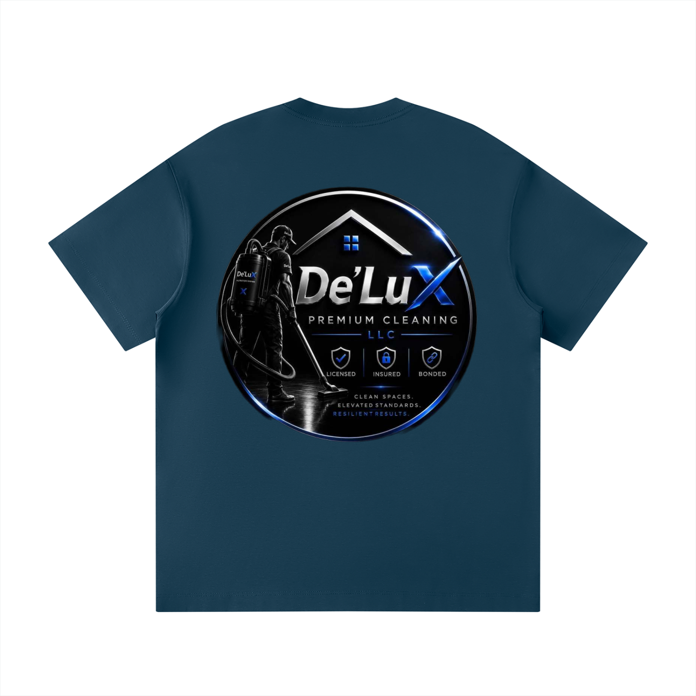 DeLuX Premium Cleaning Fit Crewneck T-Shirt