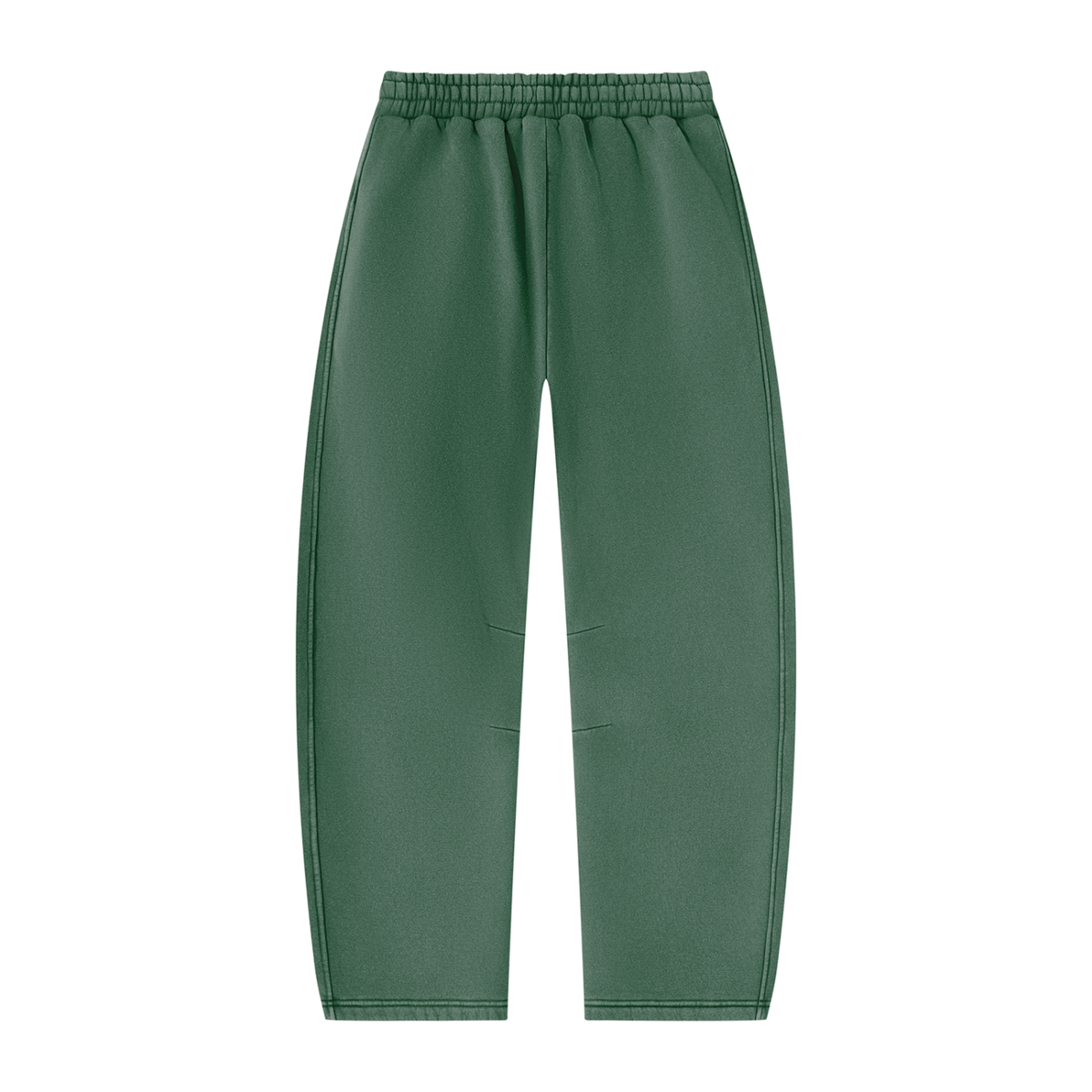 DeLuX  Vintage Wash Barrel Leg Fleece Sweatpants