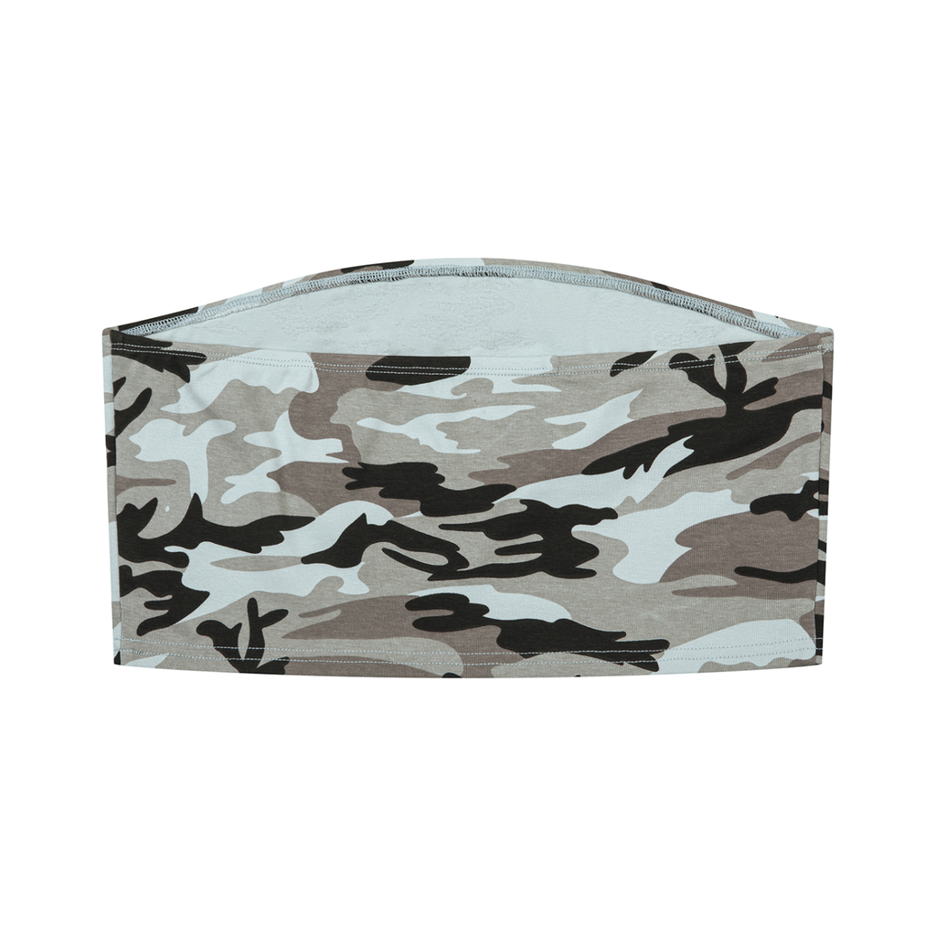 DeLuX Women’s Camo Cropped Tube Top