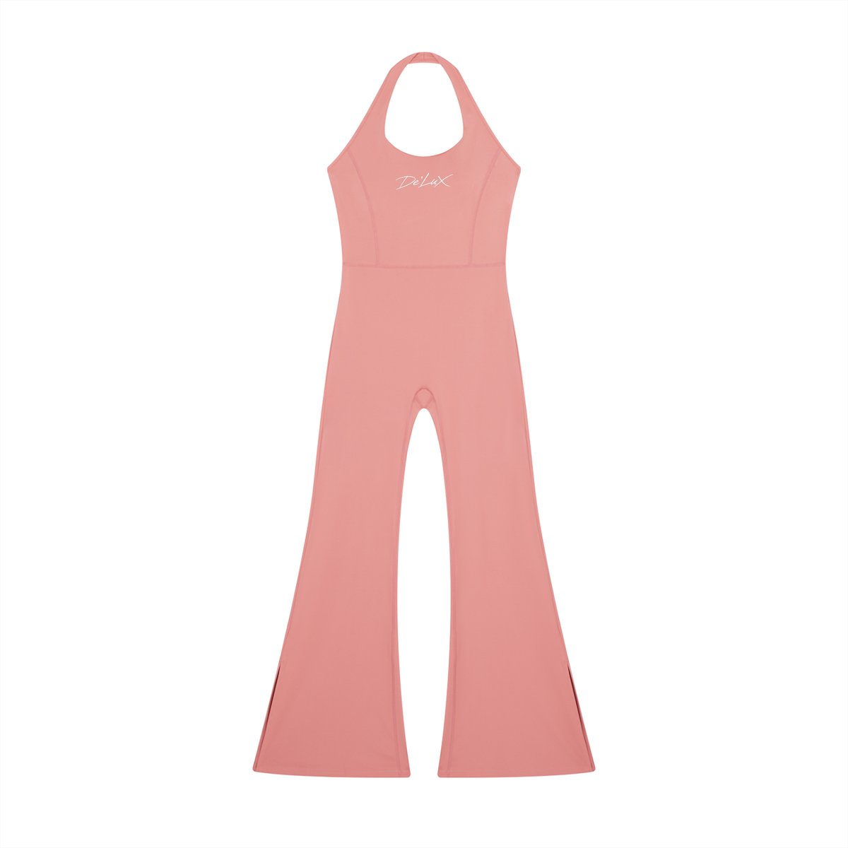 DeLuX Women’s Halter Flared Jumpsuit
