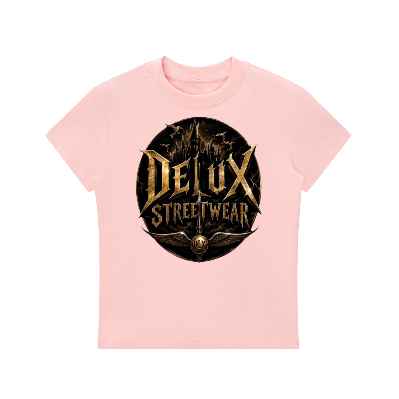 DeLuX Essential Bodycon Crewneck T-Shirt