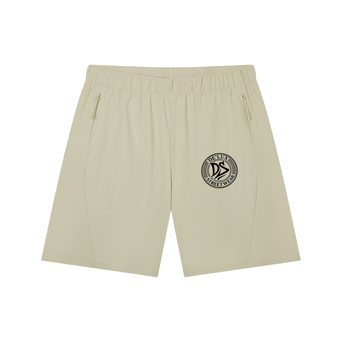 Symbolized Drawstring Basketball Shorts