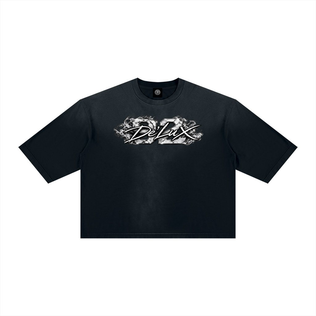 DeLuX Vintage Wash Sunfade Boxy T-Shirt