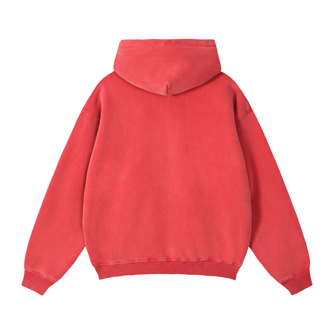 DeLuX Zip-Through Boxy Fleece Hoodie