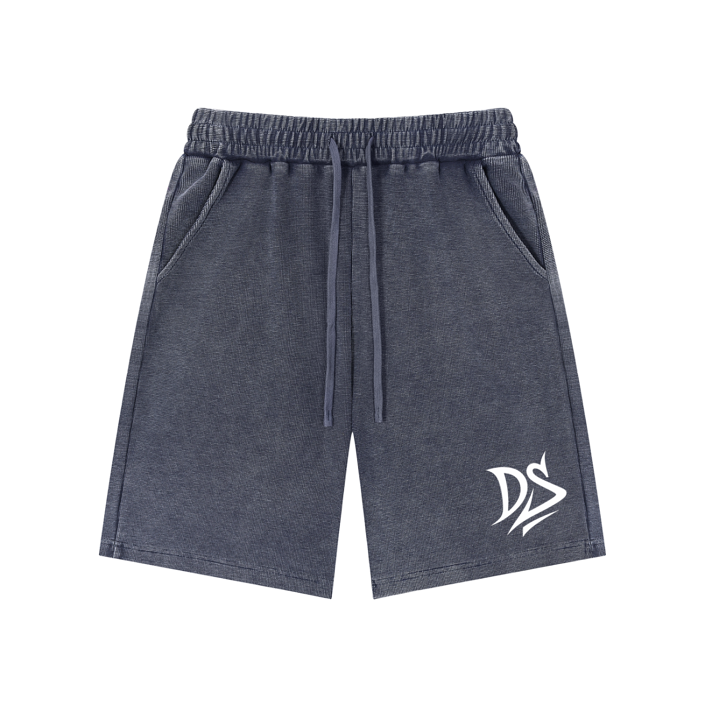 Mineral Wash Waffle Knit Shorts