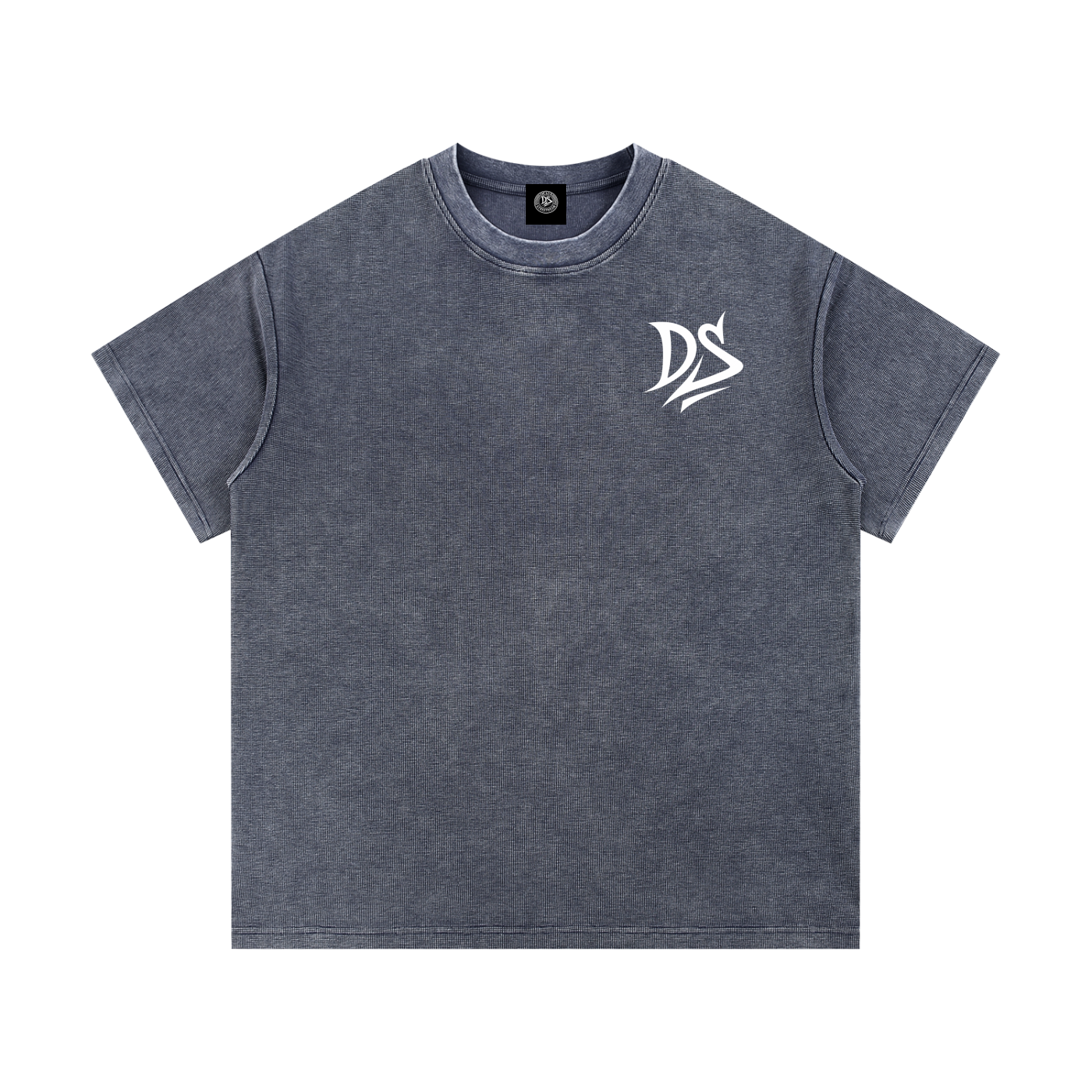 Mineral Wash Waffle Knit T-Shirt