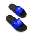 Women's Slide Sandals — DELUX Streetwear Blue Logo Slides