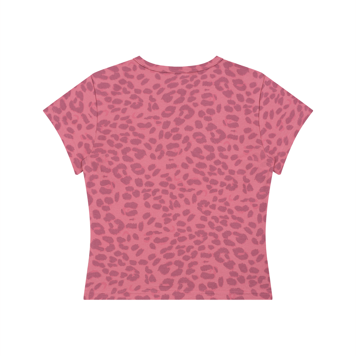 DeLuX Women’s Leopard Print Crop T-Shirt