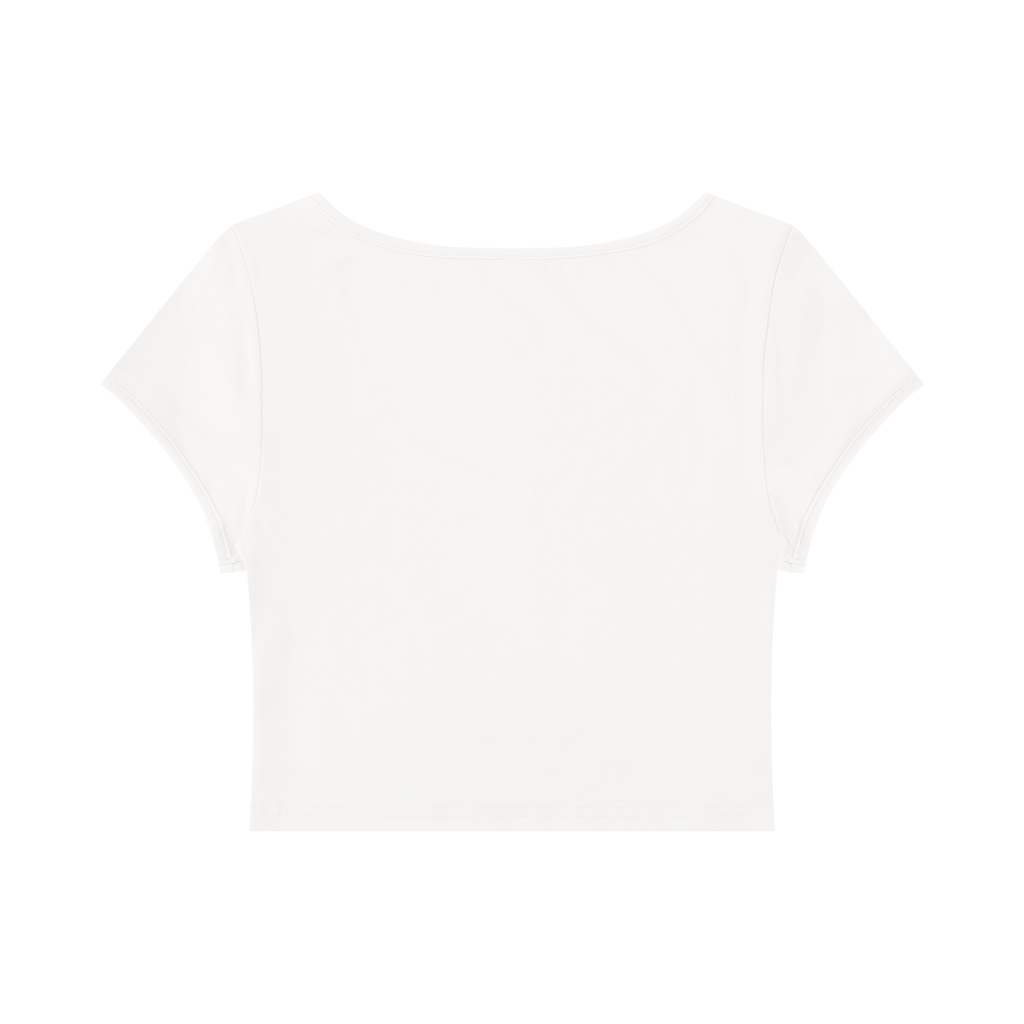 DeLuX Women's Slim Cap Sleeve Crop T-Shirt