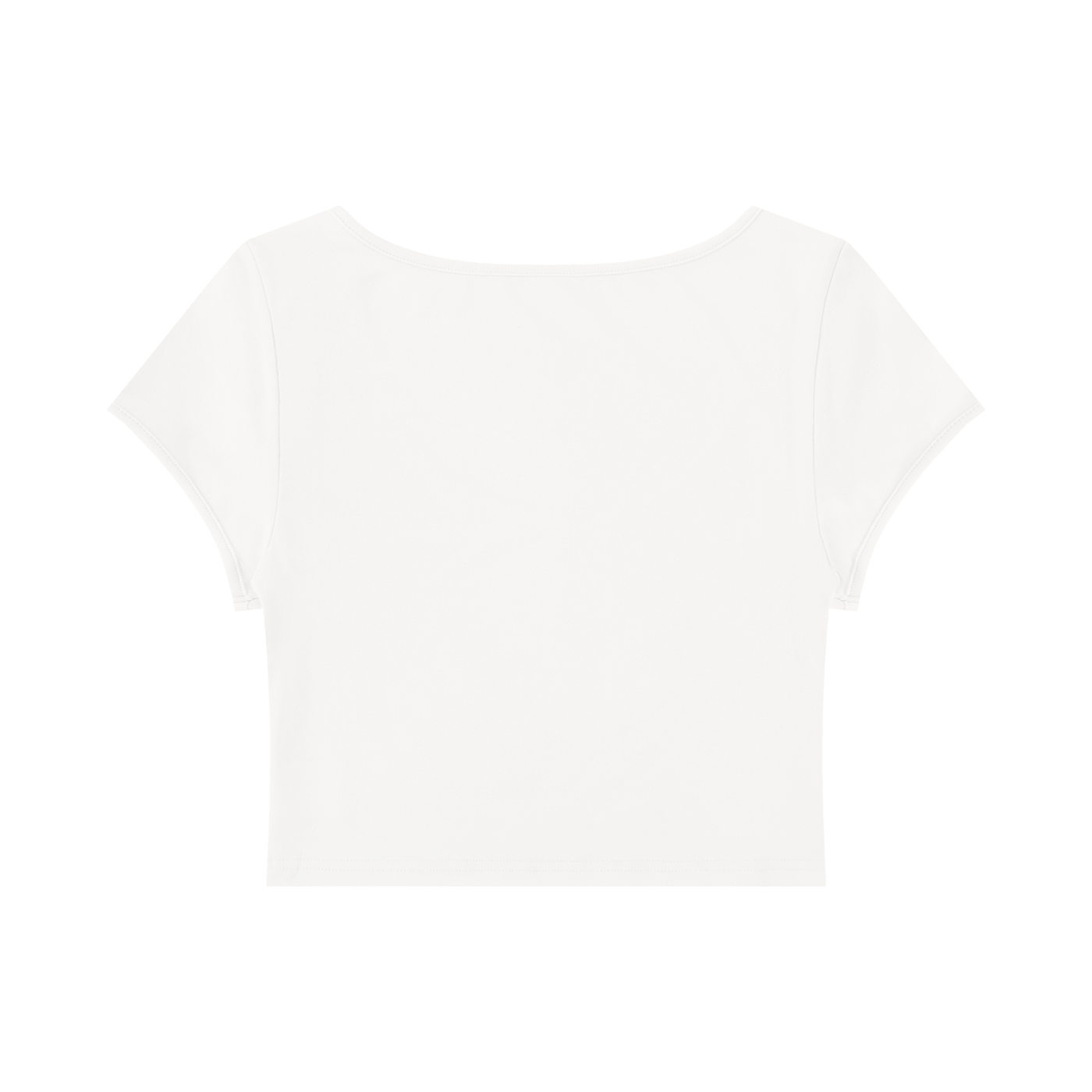 DeLuX Women's Slim Cap Sleeve Crop T-Shirt