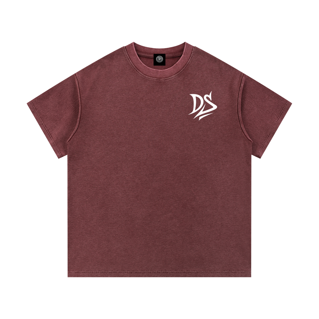 Mineral Wash Waffle Knit T-Shirt