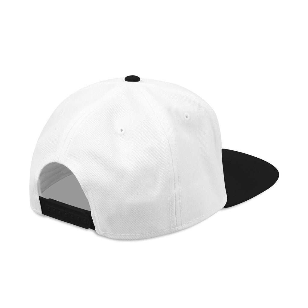 Embroidered Snapback Hat — Vintage Circle Logo Streetwear Cap