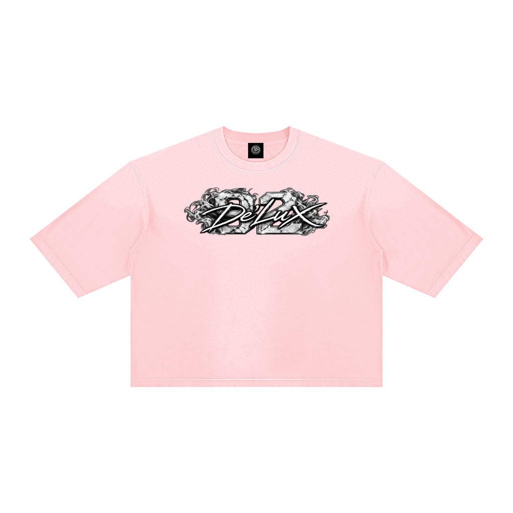 DeLuX Vintage Wash Sunfade Boxy T-Shirt