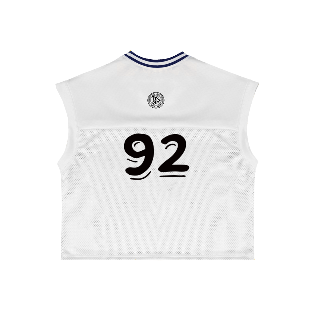 Loose Sleeveless Mesh T-Shirt