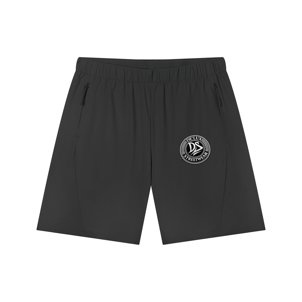 Symbolized  Drawstring Basketball Shorts
