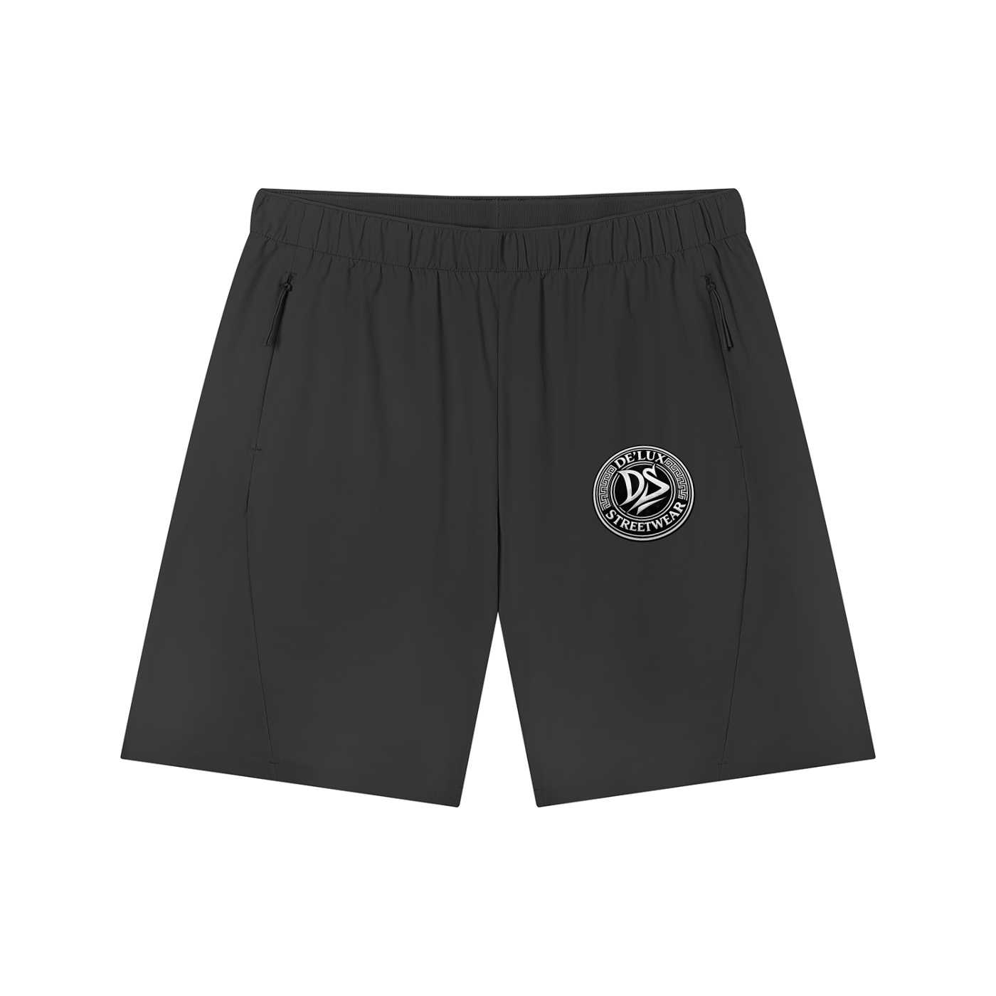 Symbolized  Drawstring Basketball Shorts