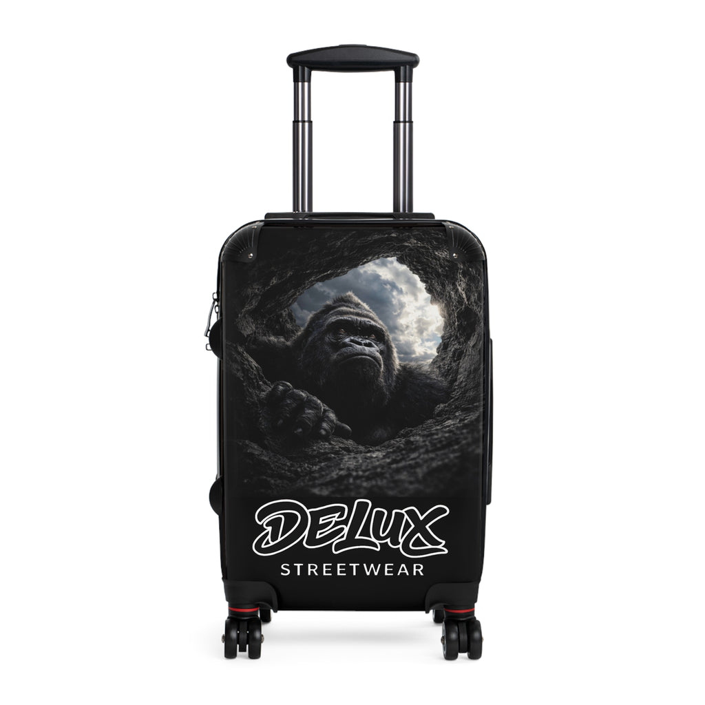 Gorilla Cave Carry-On Suitcase — Delux Streetwear Graphic Luggage
