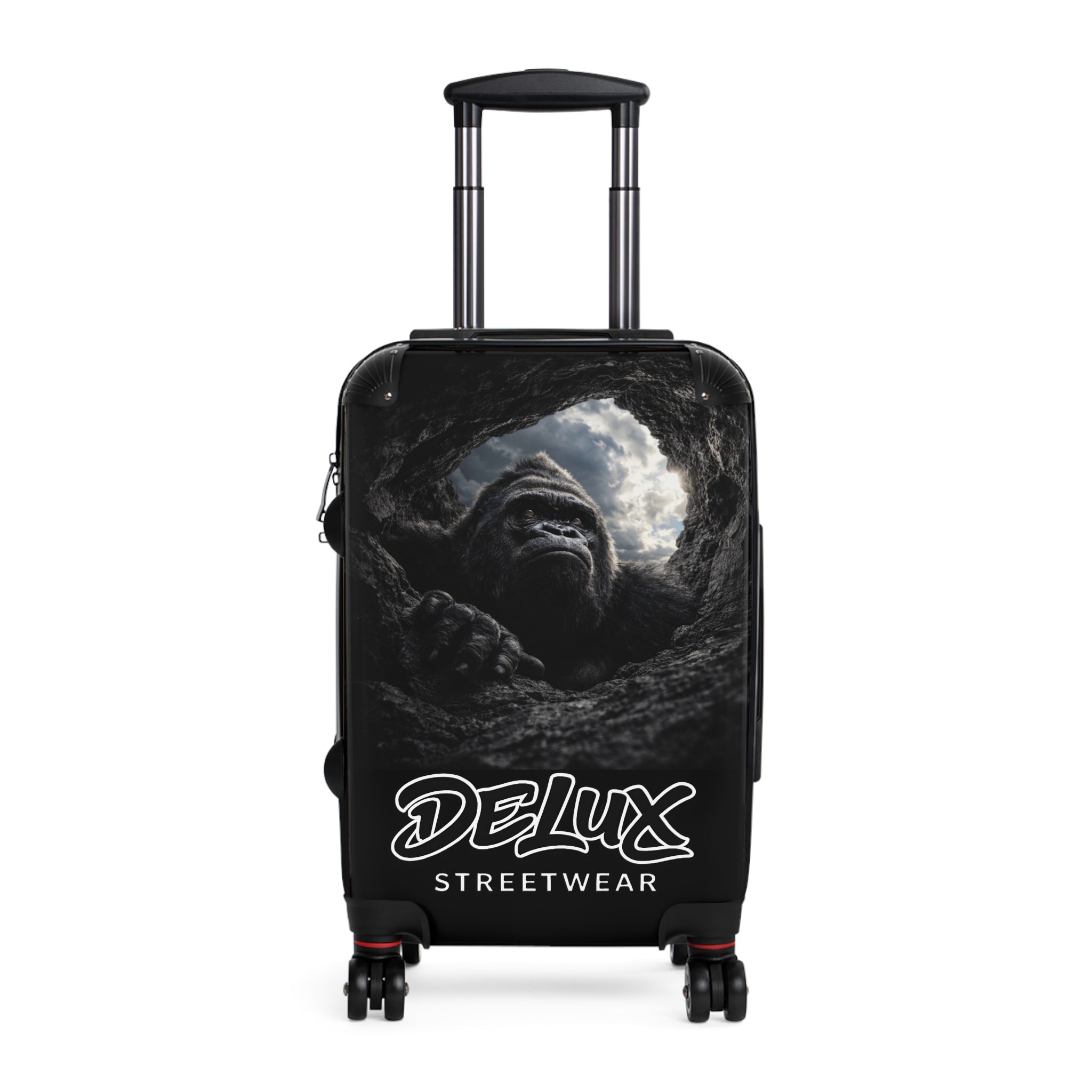 Gorilla Cave Carry-On Suitcase — Delux Streetwear Graphic Luggage