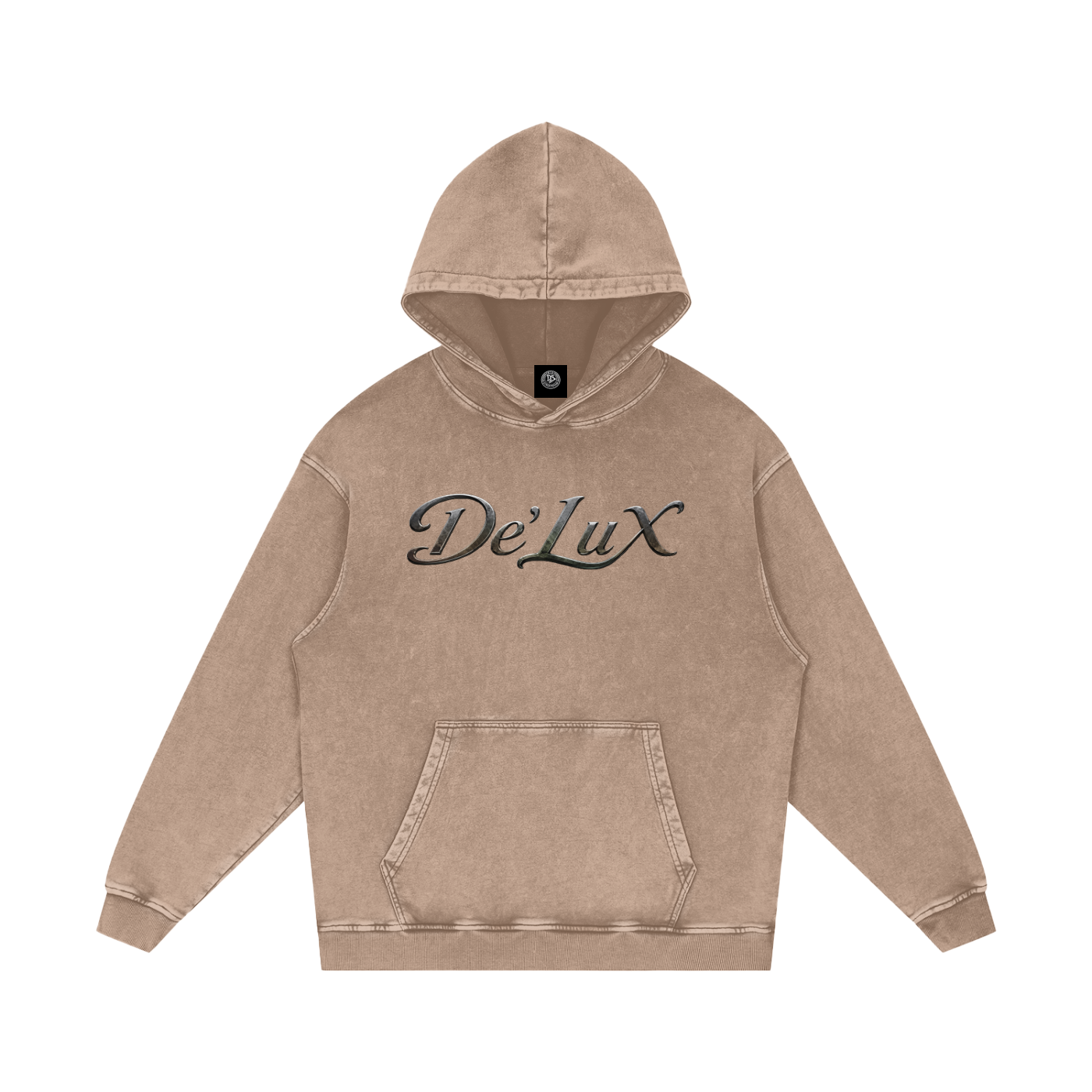 KING Snow Washed Loose Cotton Hoodie