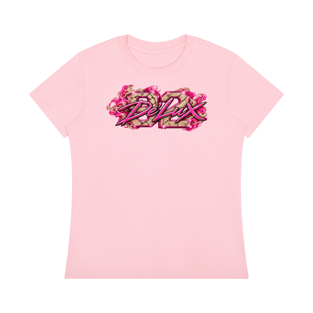 DeLuX Women's Regular Fit Crewneck T-Shirt