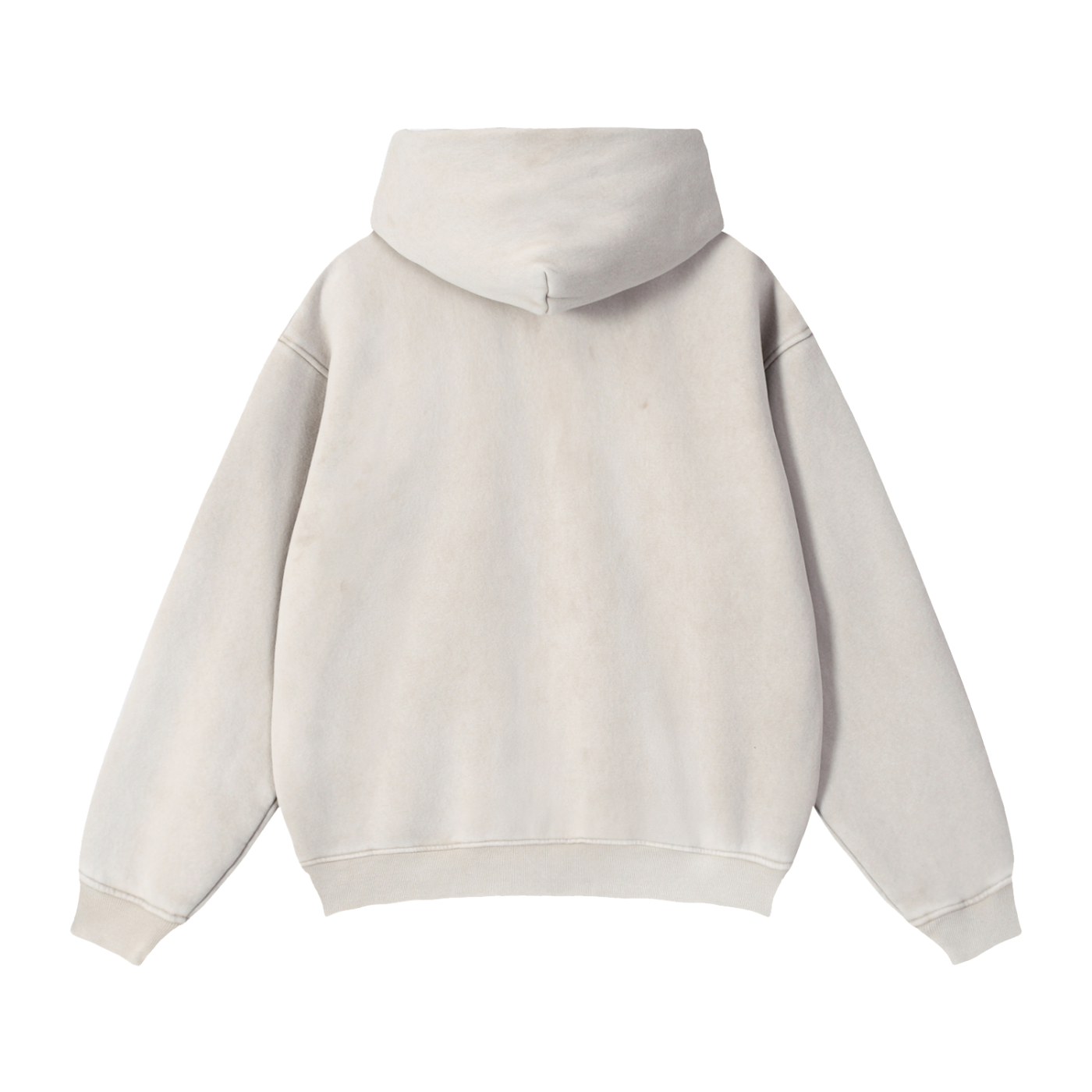 DeLuX Zip-Through Boxy Fleece Hoodie