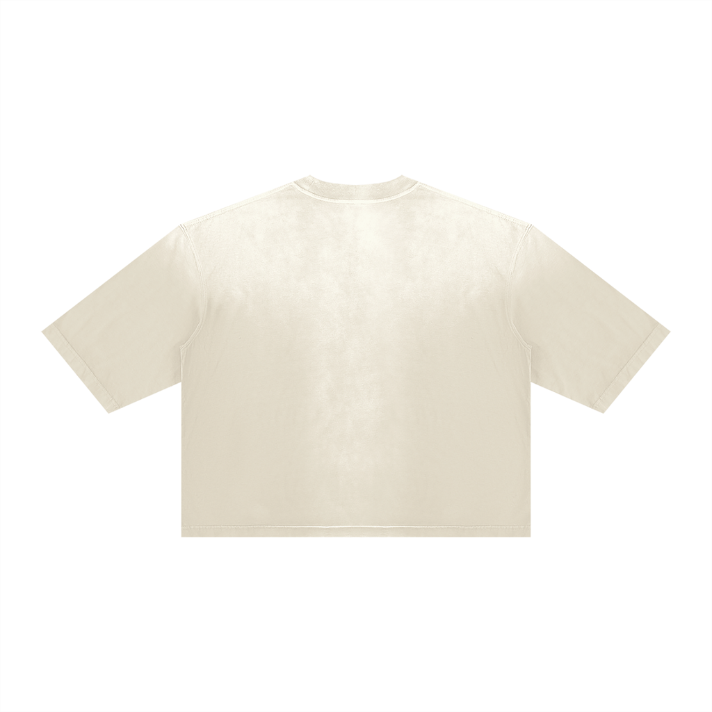 DeLuX Vintage Wash Sunfade Boxy T-Shirt