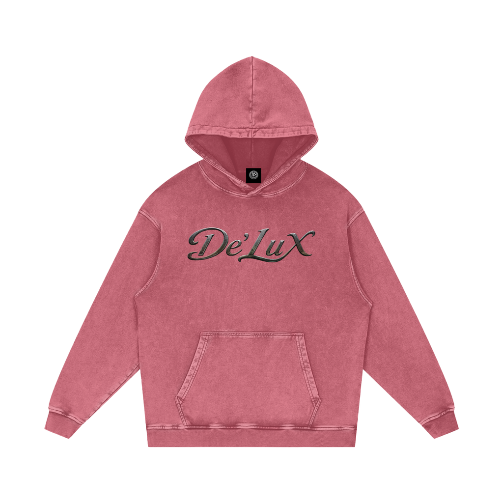 KING Snow Washed Loose Cotton Hoodie