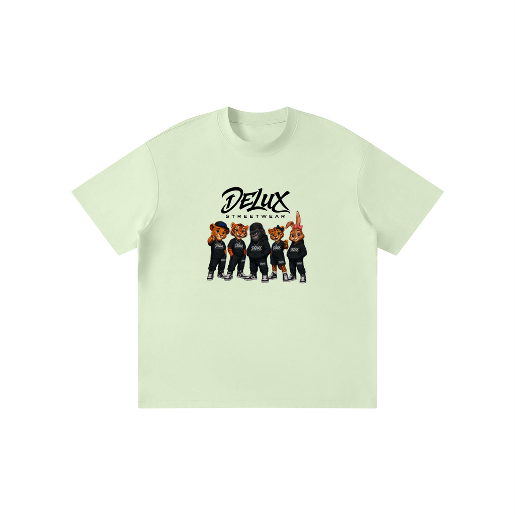 DeLuX Cartoon Kid’s Solid Crewneck T-Shirt